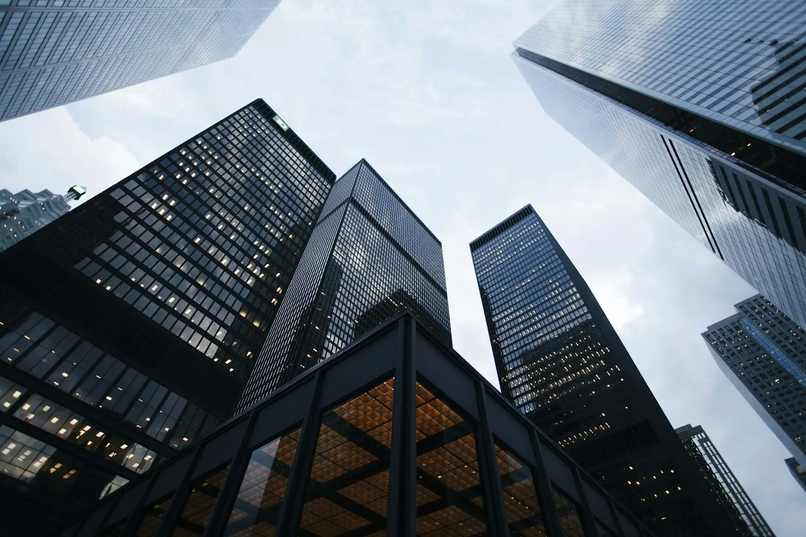 Contemporary skyline architecture